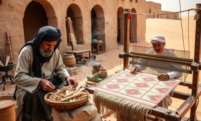 reviving ancient textile and weaving traditions in Qatar’s art scene